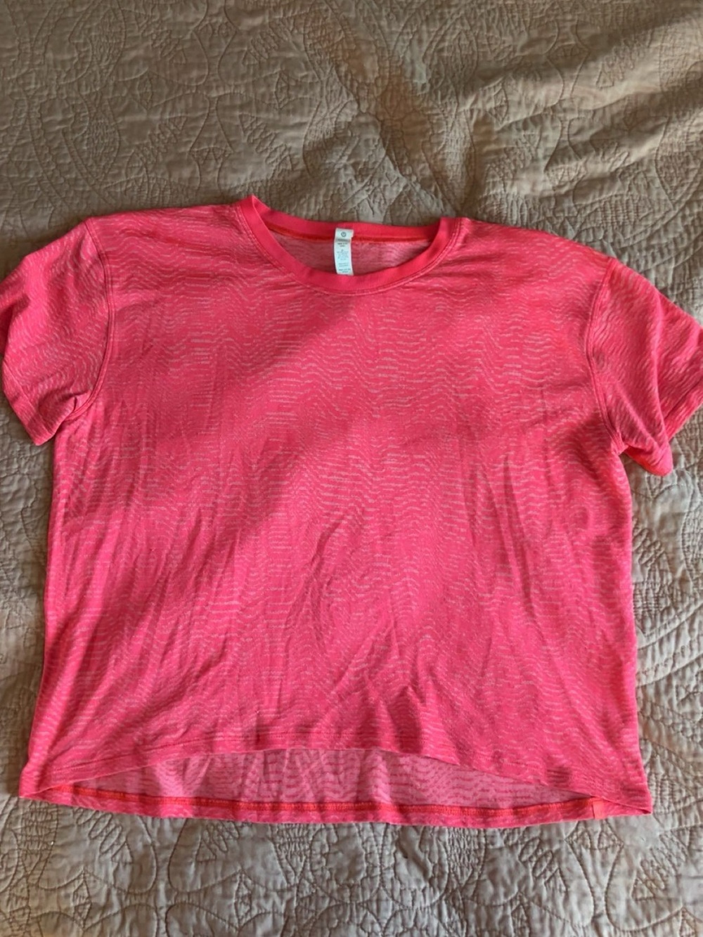lululemon athletica Short Sleeve Crewneck Top - Coral